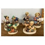 6 Hummel figurines