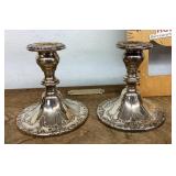 Gorham silverplate candle holders