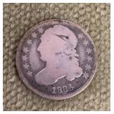 1834 capped bust dime