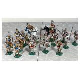 Vintage Aohna Greek soldiers and horses