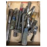 Flat of chisels, etc.