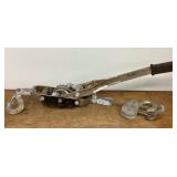 Come-along cable winch