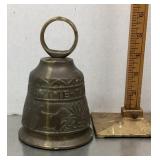 Brass bell "Vocem Meam Audit Qui Me Tangit"