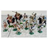 Vintage Aohna Greek soldiers and horses
