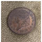 1828 half cent