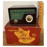 Vintage UHF TV converter