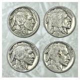 4 buffalo nickels