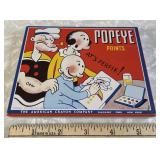 Vintage 1930s tin litho Popeye paint box