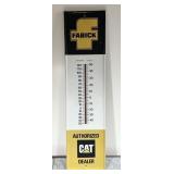 7x28 metal Fabick advertising thermometer