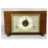 Airguide desktop barometer in walnut case