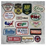 Group of trucking, Pontiac Service, etc. patches