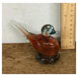 Art glass bird