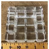 Heavy glass dish
