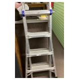 Werner aluminum folding ladder