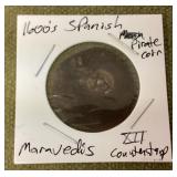 1600s Spanish Maravedis coin