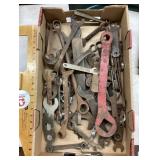 Flat of wrenches
