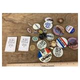 Pinback buttons and pins