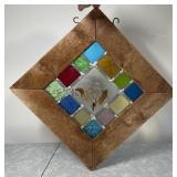 Hand made stained glass panel 10' x 10'