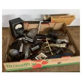 Flat of assorted tools