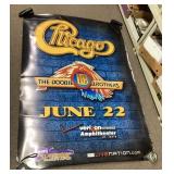 Chicago/Doobie Brothers vinyl poster 47x68