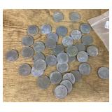 50 Italian coins