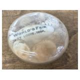 1904 World's Fair paperweight