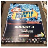 Vans Warped Tour '11 vinyl poster 47x68