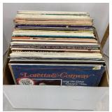 Box of LPs