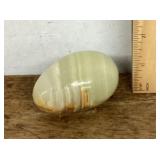 Polished onyx egg