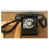Vintage rotary dial desk telephone