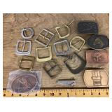 Group of belt buckles