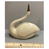 Ceramic swan