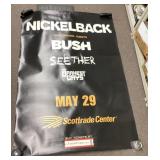 Nickelback/Bush/Seether poster 47x68 heavy paper