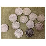 12 buffalo nickels