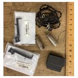 Pistol magazine loader, etc.