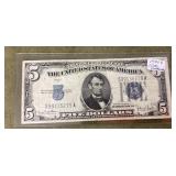 1934-D $5 silver certificate
