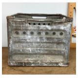 Metal Sealtest milk crate