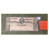 Obsolete Civil War 1861 Richmond, VA $2 note