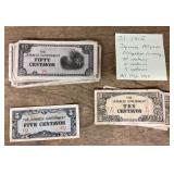 WW II Japanese Philippines occupation currency