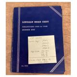 Lincoln head cent collector book
