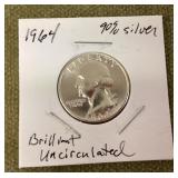 1964 90% silver quarter
