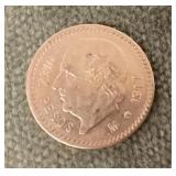 1917 Mexican 10 peso gold coin