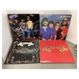 Alabama 4 LP lot