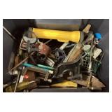 Tub of household and tool misc.