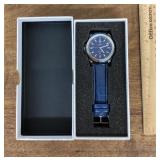 Austin Jageur Bleumatin time/date watch