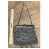 Vintage German silver mesh purse
