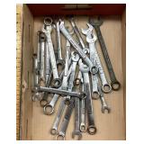 Flat of Craftsman wrenches