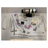 Collection of costume jewelry