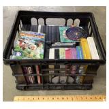 Lot of DVDs and VHS tapes