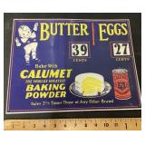 Calumet Baking Powder sign